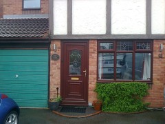 Up and over garage door